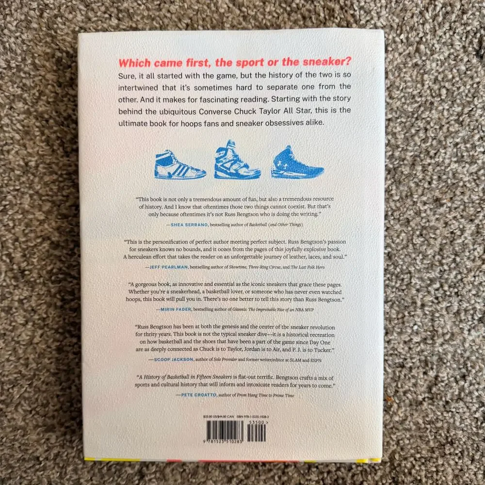History of Basketball in Fifteen Sneakers by Russ Bengtson Hardcover